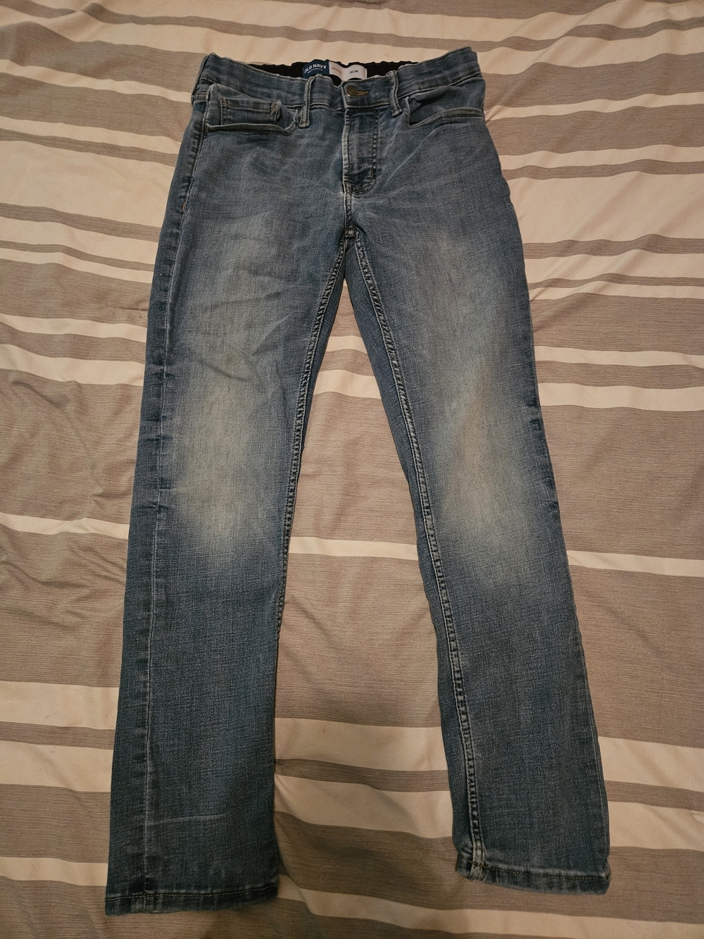 Old Navy Men's Slim Fade Blue Jeans